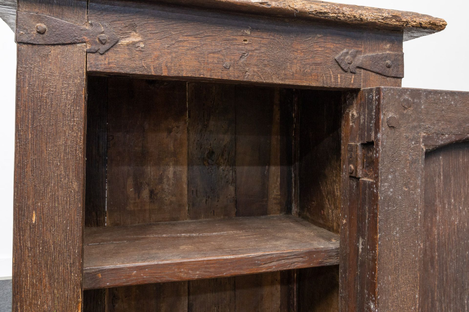 A One door cabinet, oak. - Image 15 of 25