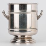 A Christofle silver-plated champagne bucket of the model: 'Malmaison'. (23 x 23 x 19 cm)