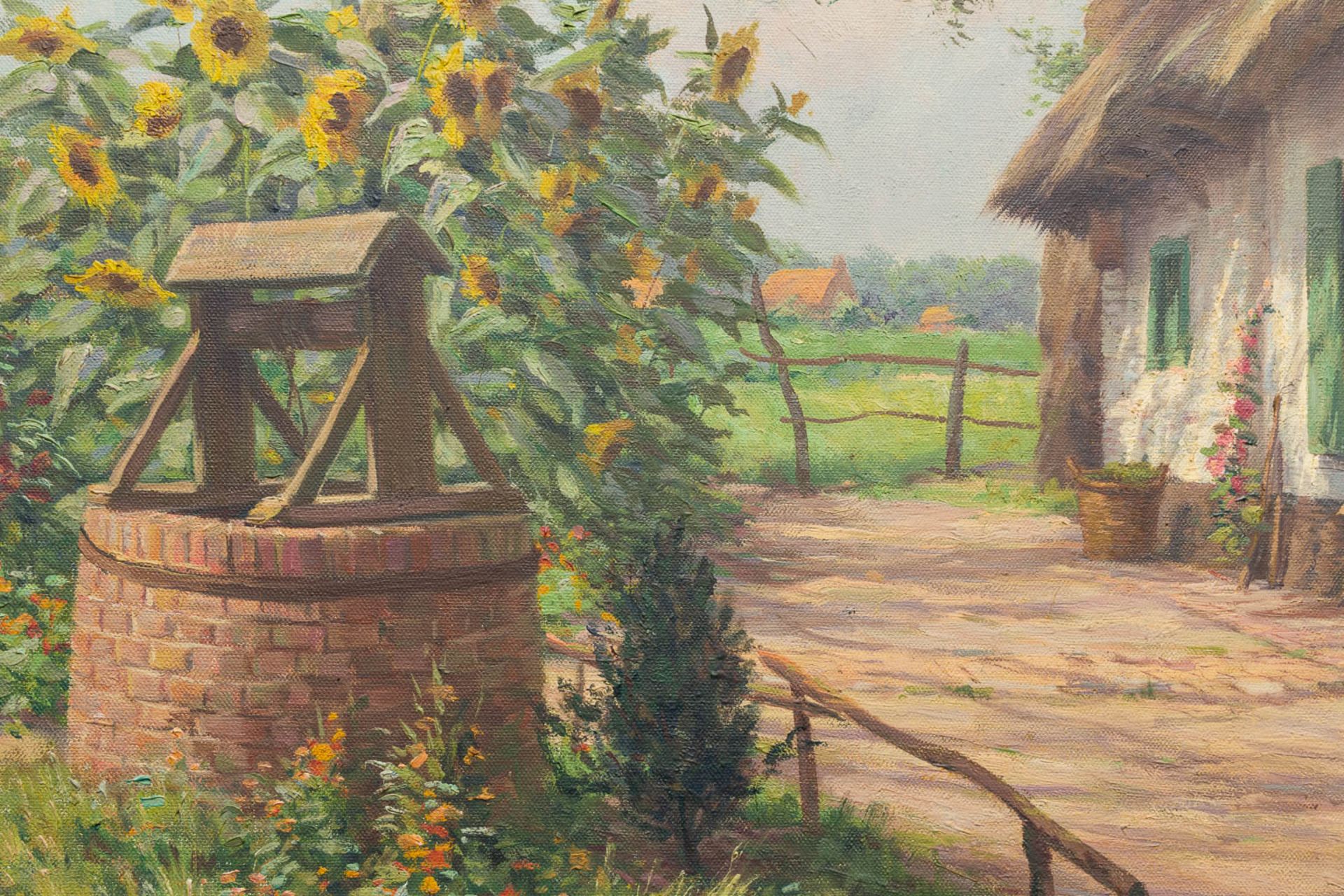 Albert CAULLET (1875-1950) 'The farm view', oil on canvas. (100 x 80 cm) - Bild 7 aus 7