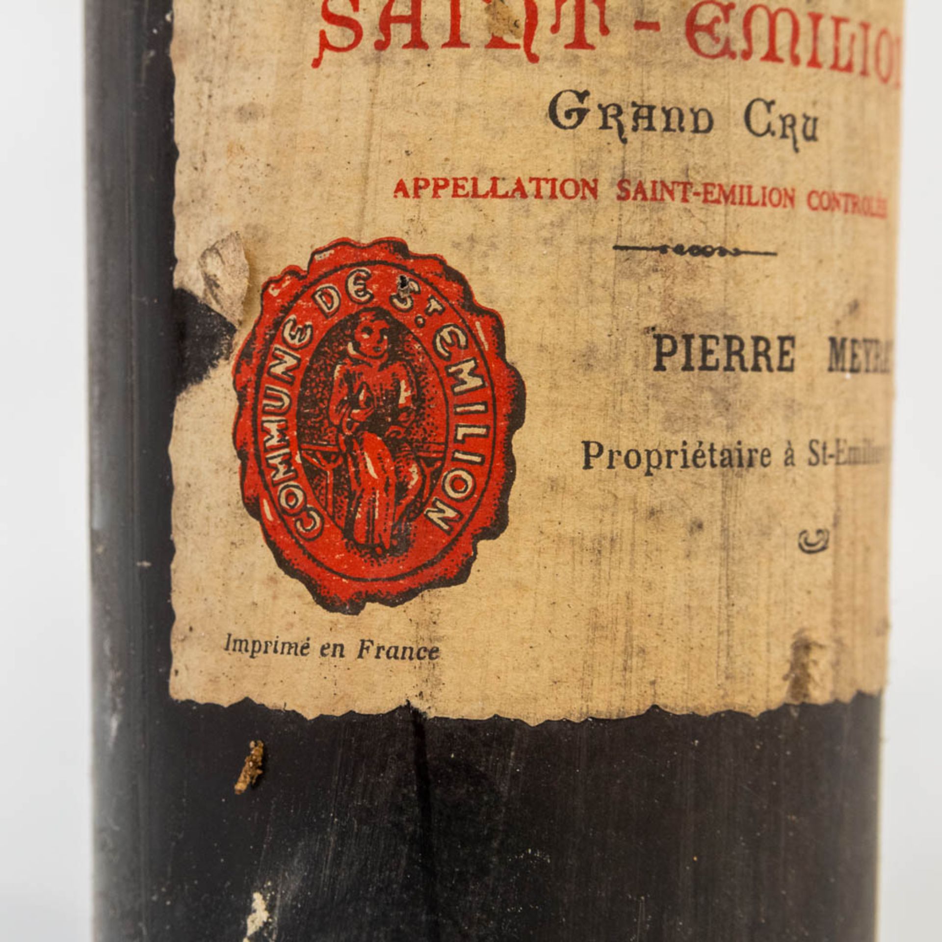 A collection of 4 bottles Chateau Canon la Gaffelire 1955. - Bild 6 aus 7