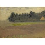 Albert SERVAES (1883-1966) Landscape, oil on panel. (55 x 40 cm)