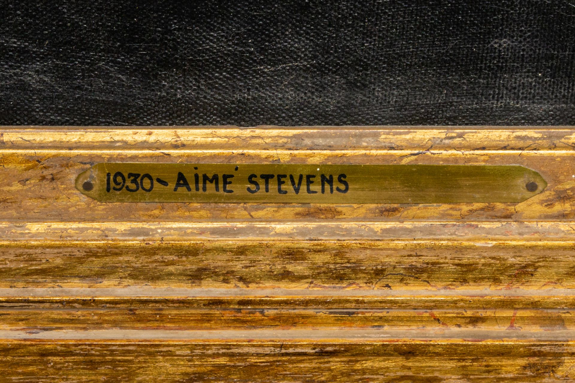 Aimé STEVENS (1879-1951) Achille Vleurinck, consul in Uruguay, oil on canvas. (91 x 125 cm) - Bild 9 aus 12