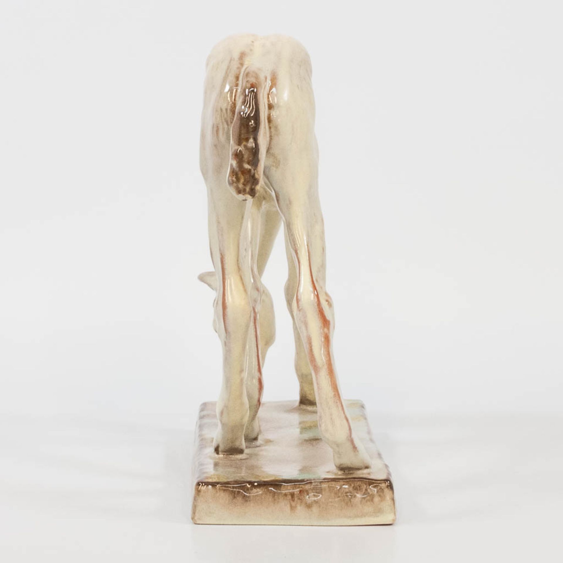 Else BACH (1899-1950) for Karlsruhe Majolica, a statue of a horse. (9 x 23 x 21,5 cm) - Image 3 of 16