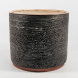 Rogier VANDEWEGHE (1923 - 2020) A very large Amphora cache-pot made of black glazed ceramics, marked