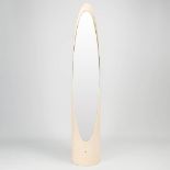 Roger LECAL (XX-XXI) A mid-century mirror made of acrylic and glass. Marked: 'Chabrieres and Cie, ma