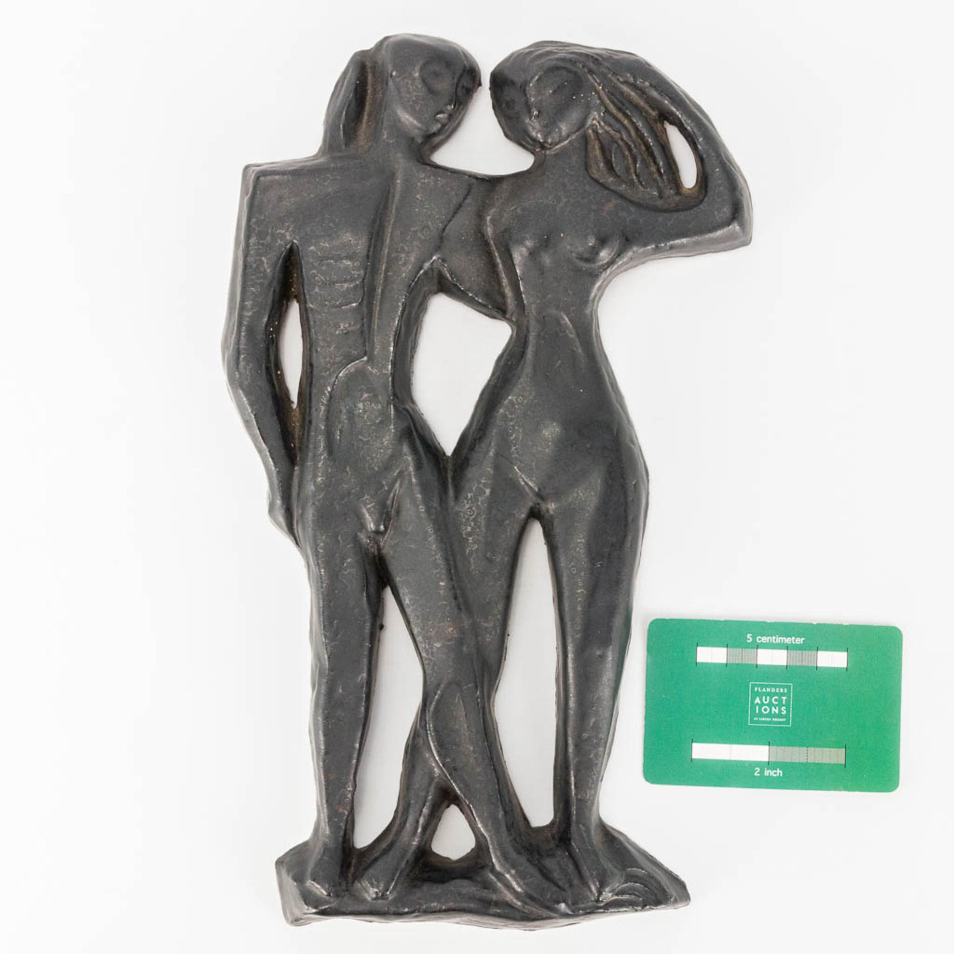 Rogier VANDEWEGHE (1923-2020) A wall sculpture made of black glazed ceramics for Amphora. Marked. Pr - Image 7 of 10