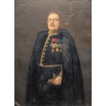 Aime STEVENS (1879-1951) Achille Vleurinck, consul in Uruguay, oil on canvas. (91 x 125 cm)