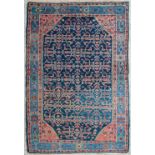 An Oriental hand-made carpet. Kerman. Made in Iran (134 x 205 cm)