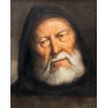 Aime VAN BELLEGHEM (1922-1996), painting of a fisherman, oil on canvas. (40 x 50 cm)
