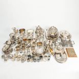 A very large collection of silver-plated items, trays, napkinrings, coffee and tea accessories. ONWA