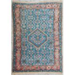 An Oriental hand-made carpet. Kerman. (130 x 184 cm)
