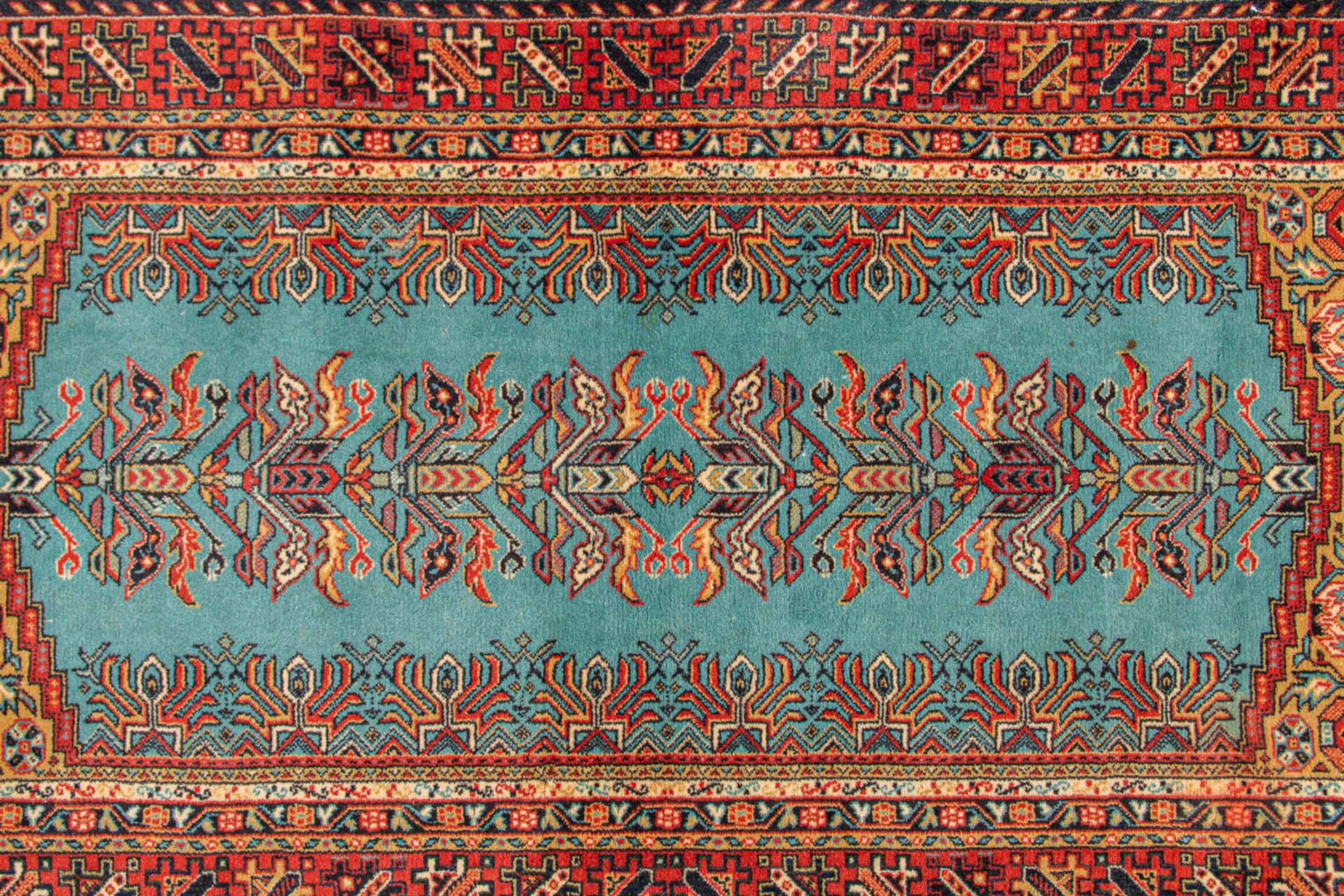 A set of 3 identical, Oriental carpets. (160 x 79 cm) - Image 7 of 8