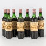 A collection of 7 bottles of Chateau Certan Pomerol 1970. (30 x 7 cm)