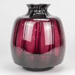 Andries D. COPIER (1901-1991) a blown glass vase made for Leerdam, The Netherlands. (29 x 24 cm)