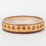 Elisabeth VANDEWEGHE (XX-XXI) A large bowl made of glazed ceramics for Perignem. Period 1970-1980. M