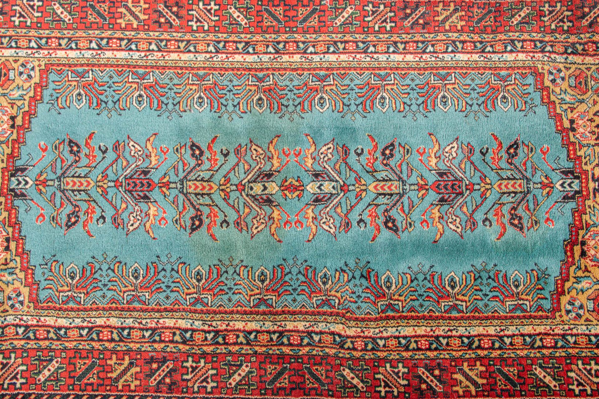 A set of 3 identical, Oriental carpets. (160 x 79 cm) - Image 8 of 8