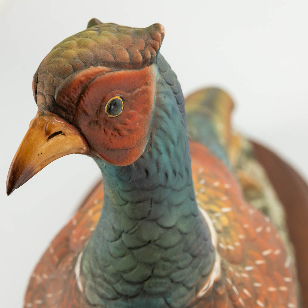 A Capodimonte porcelain figurine of a pheasant marked Edoardo Tasca. 616/1000. (36 x 59 x 35 cm) - Image 11 of 22