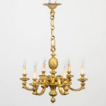 A bronze 'Mazarin' Chandelier. The first half of the 20th century. (65 x 56 cm)