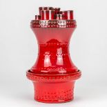 Leon GOOSSENS (XX) 'a Unique Piece' vase made of red glazed ceramics. (38 x 20 cm)