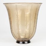 A large vase made of glass and marked Daum Nancy France. Art Deco, The first half of the 20th centur