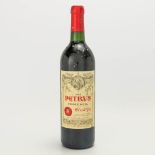 A bottle of Chateau Petrus, 1992. (30,5 cm)