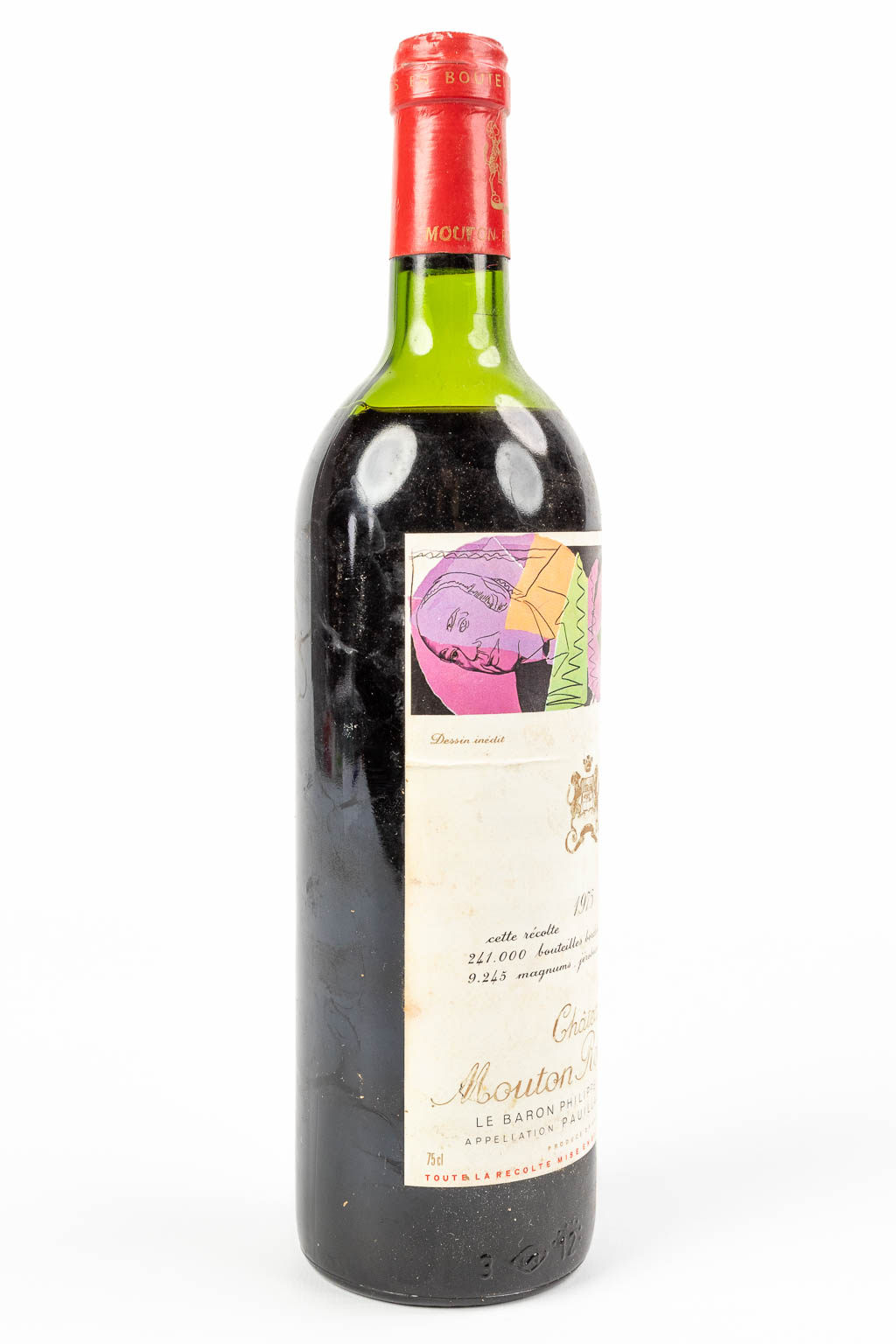 A collection of 5 bottles 'Ch‰teau Mouton Rothschild, with decor by Andy Warhol'. 1975. - Image 2 of 9