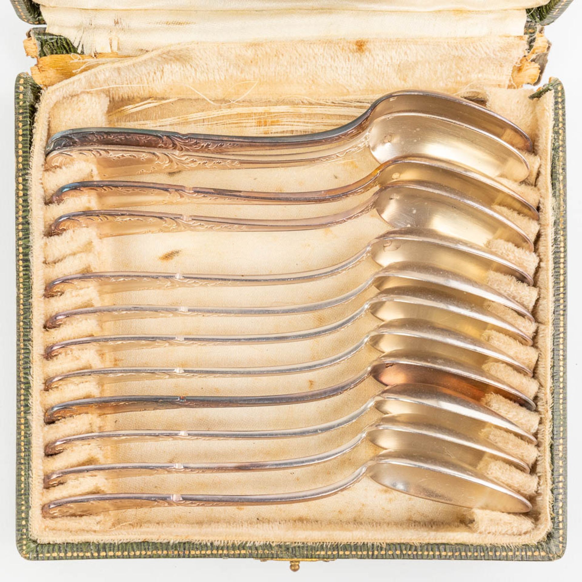 A collection of 3 sets with silver knives and silver-plated spoons. - Image 19 of 23