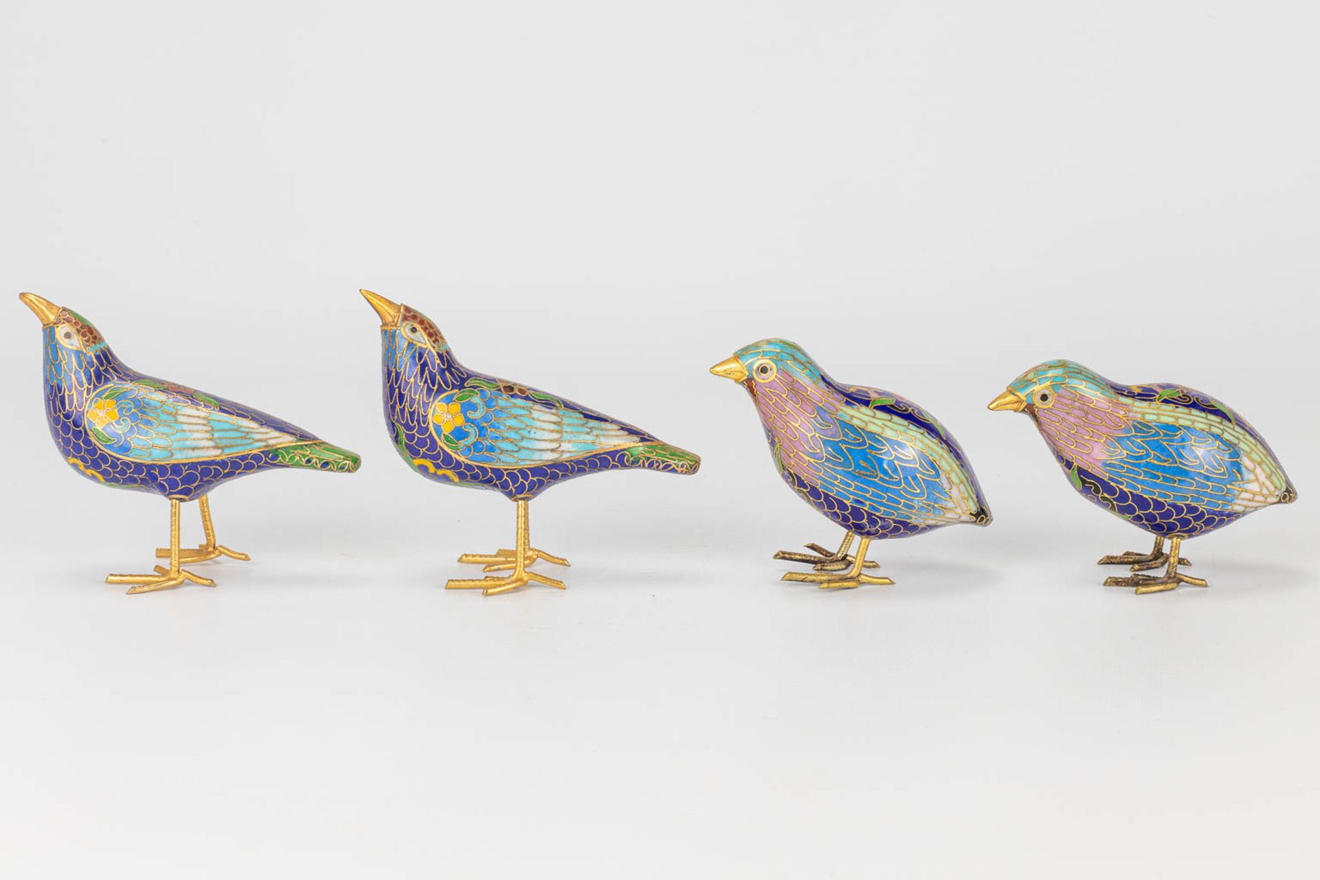 A large collection of Chinese cloisonnŽ bronze items. - Image 6 of 20