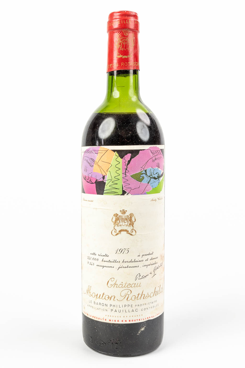 A collection of 5 bottles 'Ch‰teau Mouton Rothschild, with decor by Andy Warhol'. 1975. - Image 4 of 9