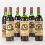 A collection of 6 bottles Ch‰teau L'Angelus 1970 (4), 1972& 1974.