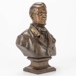 Louis A. DELETREZ (1841-1892) a bronze bust of Aristide Guilbert. 1866.