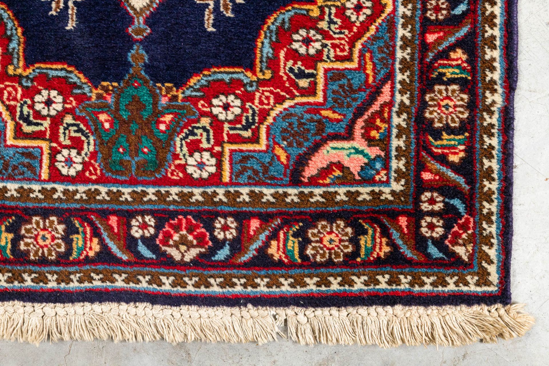 An oriental hand-made runner. Hamadan. (85 x 340 cm) - Image 2 of 6