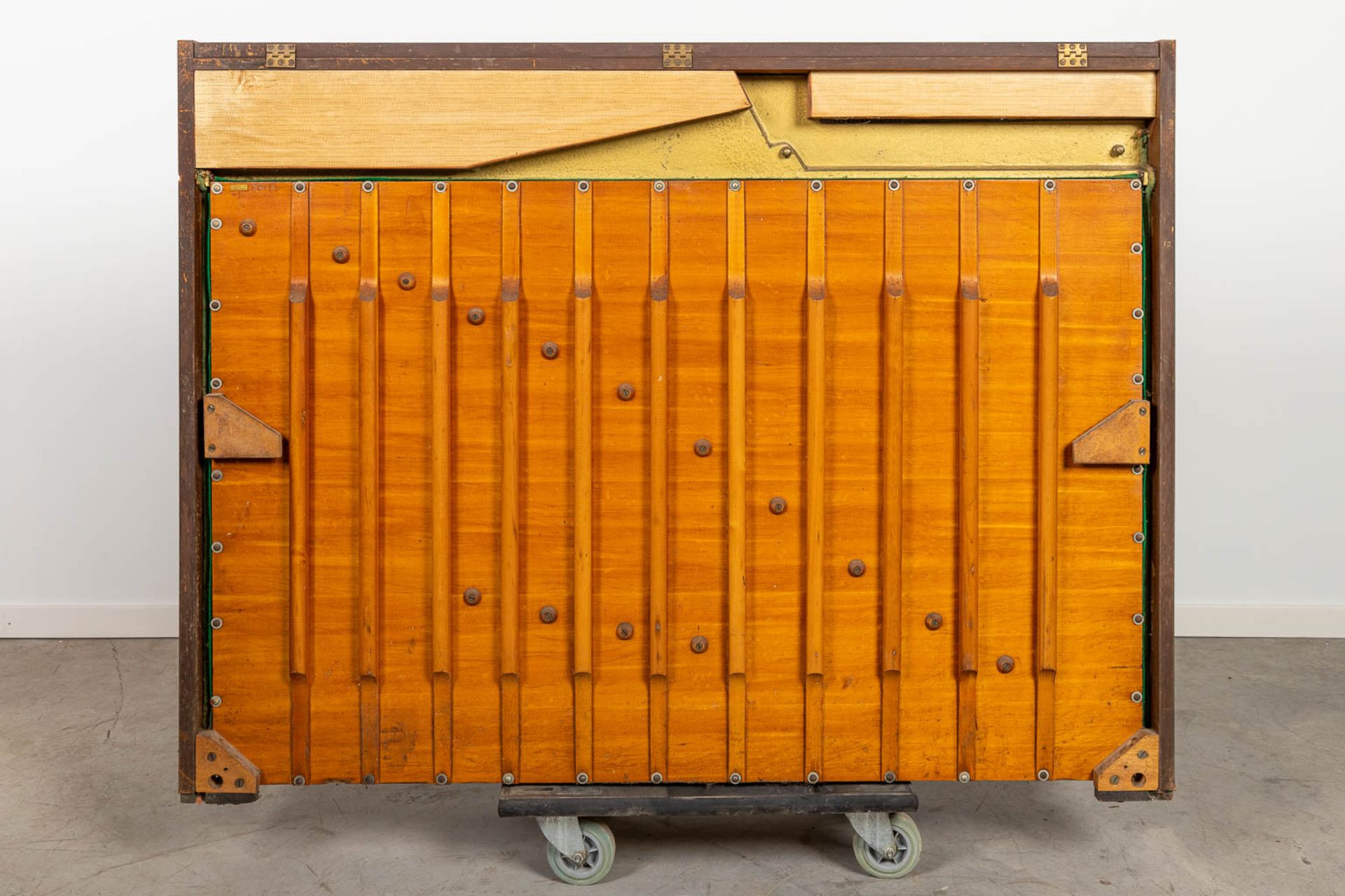 An upright piano with a steel frame and marked Rippen. - Image 6 of 7