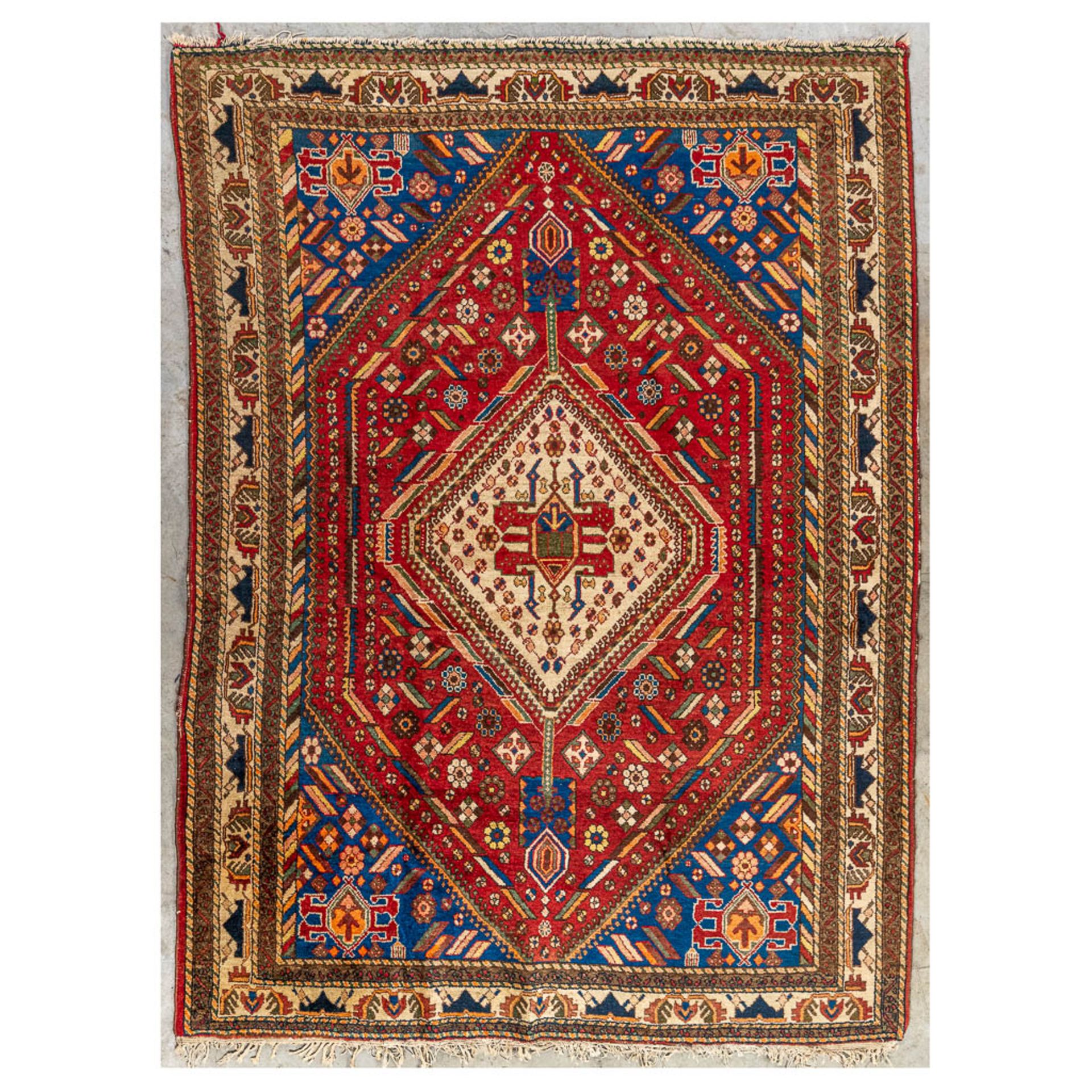 An Oriental hand-made carpet. Klardasht. (205 x 152 cm)