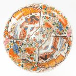 A bowl made of Japanese porcelain and decorated Kutani.