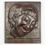 Rik WOUTERS (1882-1916) 'Rayon de soleil' a bronze plaque of Nel.