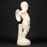 Jean-Baptiste PIGALLE (1714-1785)(attr.) a statue of an angel, made of white Carrara marble