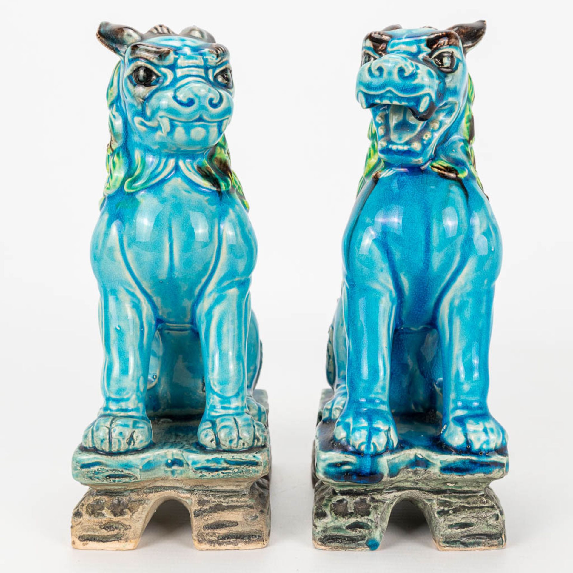 A collection of 4 Foo dogs and lions. - Image 17 of 17