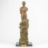 Martine Bossuyt (1950) 'La Sublimation' a bronze statue, 1997.