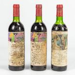 Ch‰teau Mouton Rothshild 1973, Pablo Picasso& 2 x Ch‰teau mouton Rothschild 1975 Andy Warhol