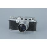 A Leica IIIf 'Black Dial' Rangefinder Camera,