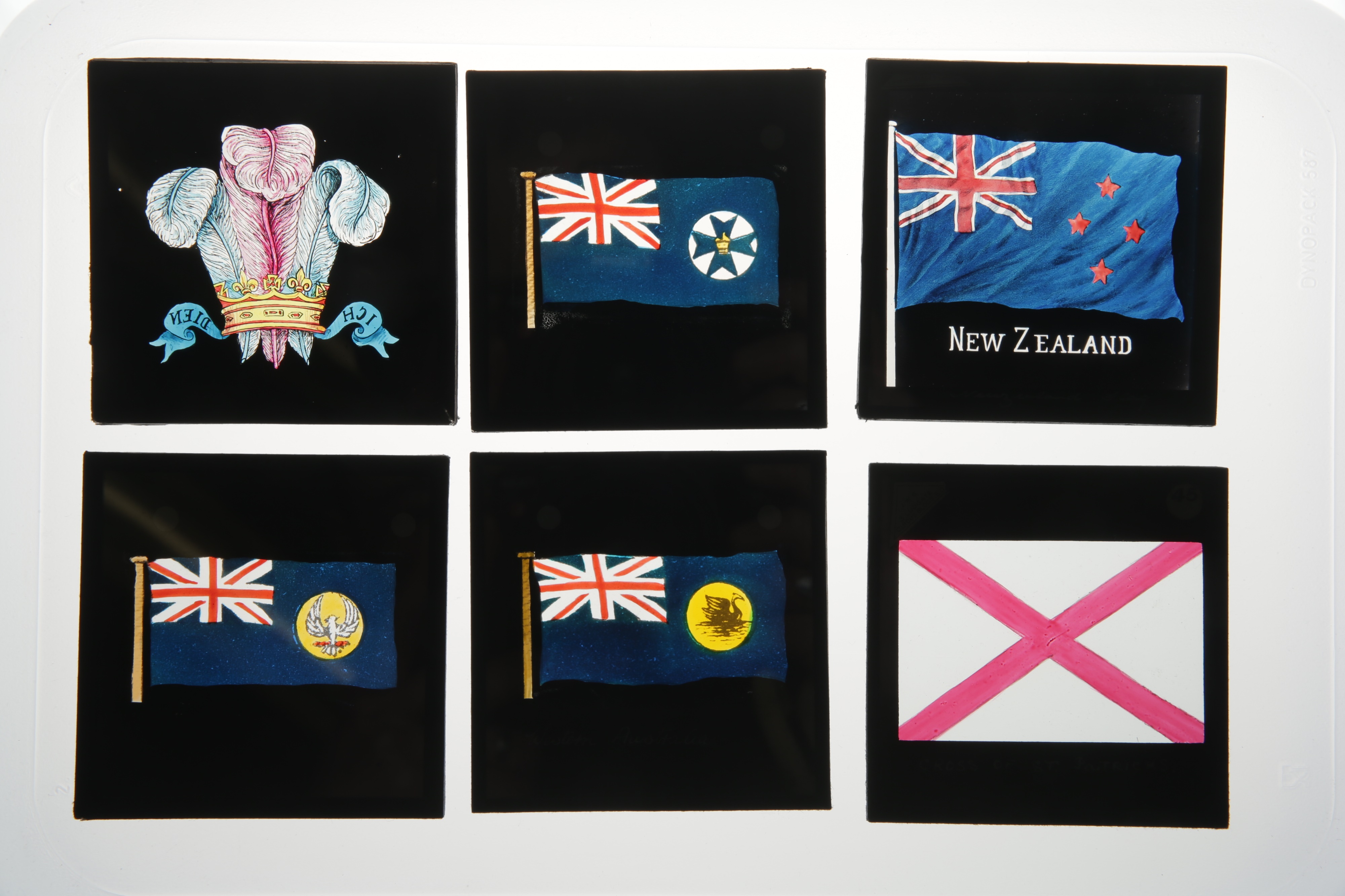 Magic Lantern Slides of National Flags, - Image 4 of 6