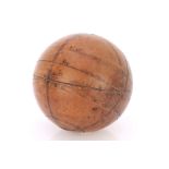 An Early Boxwood Teaching Globe,