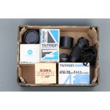 Three Tamron Lenses in Box,