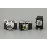 Three Kodak Retina 35mm Cameras