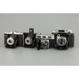Four 35mm Folding Cameras