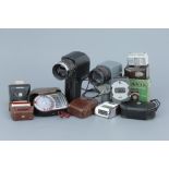 A Selection of Various Light Meters,