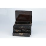 A Japanese Black Lacquer Box