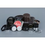 A Selection of Various Leica Accessories,