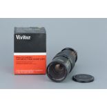 A Vivitar Auto Telephoto Macro f/2.8 90mm Lens,